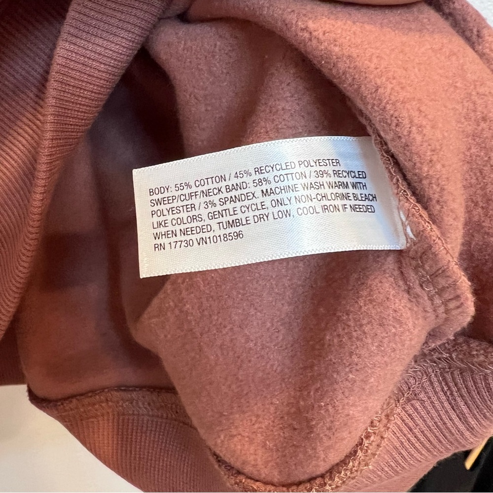 Goodfellow Fleece Crewneck Sweater - Picture 3 of 4